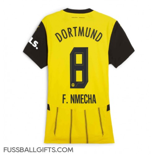 Borussia Dortmund Felix Nmecha #8 Fußballbekleidung Heimtrikot Damen 2024-25 Kurzarm